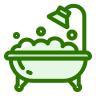 الاستحمام والعناية الشخصية