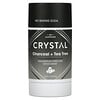 Crystal Body Deodorant, Magnesium Enriched Deodorant, Charcoal + Tea Tree, 2.5 oz (70 g)