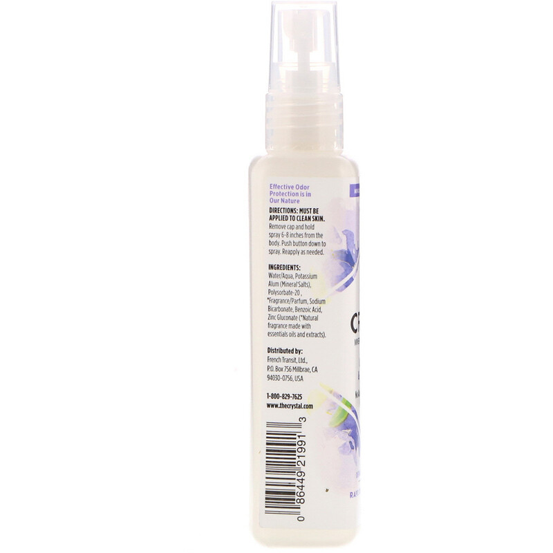 Crystal Body Deodorant, Mineral Deodorant Spray, Lavender & White Tea ...