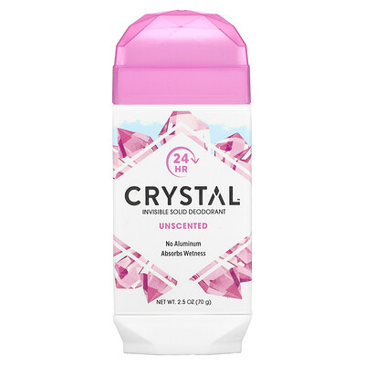 Crystal Body Deodorant Натуральный дезодорант, без запаха, 2,5 унц. (70 г)