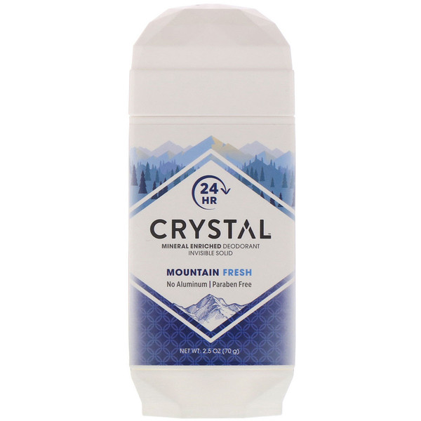 Crystal Body Deodorant, Mineral Enriched Deodorant, Invisible Solid