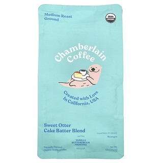 Chamberlain Coffee, Mješavina tijesta za slatki kolač od vidre, mljevena, srednje pečena, 340 g