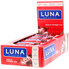 Clif Bar, Luna, barre nutritive complète pour femmes, chocolat menthe poivrée, 15 barres, 48 g (1,69 oz) chacune