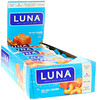 Clif Bar, Luna, Whole Nutrition Bar, Sea Salt Caramel, 15 Bars, 1.69 oz (48 g) Each
