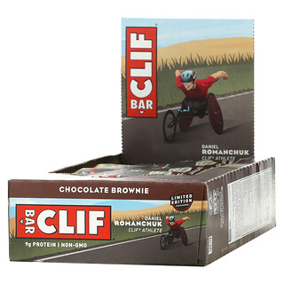Clif Bar, 能量棒，巧克力布朗尼，12 根，每根 2.40 盎司（68 克）