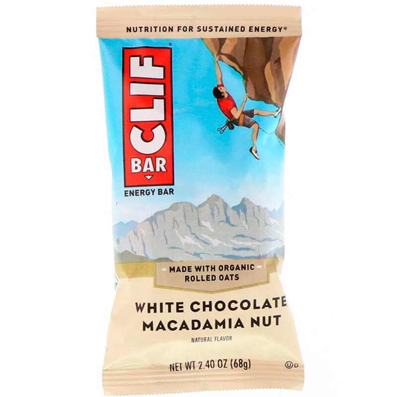 Clif Bar, Energy Bar, White Chocolate Macadamia Nut, 12 Bars, 2.40 oz