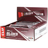Clif Bar, Gomas de mascar energizantes Bloks, sabor a cereza negra + 50 mg de cafeína, 18 Paquetes, 2,12 oz (60 g) cada uno