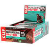 Clif Bar, Builder's Protein Bar, Chocolate Mint, 12 Bars, 2.40 oz (68 g) Each