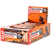 Clif Bar, Builder's Protein Bar, Crunchy Peanut Butter, 12 Bars, 2.4 oz (68 g) Each