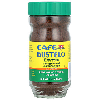 Café Bustelo, エスプレッソ、カフェインレスインスタントコーヒー、100g（3.5オンス）
