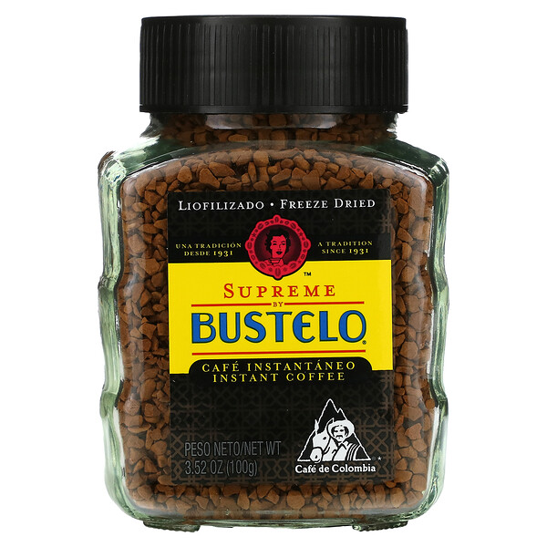 Supreme by Bustelo, Instant Coffee, 3.52 oz (100 g)