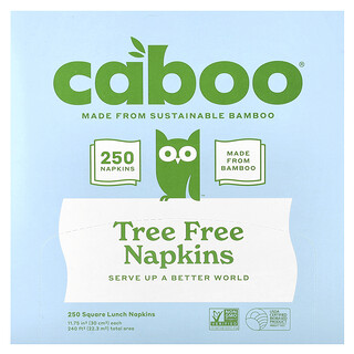 Caboo, Ağaçsız Bambu Peçeteler, 250 Peçete