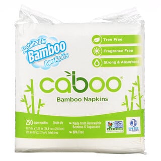 Caboo, 竹浆餐巾纸，250 张