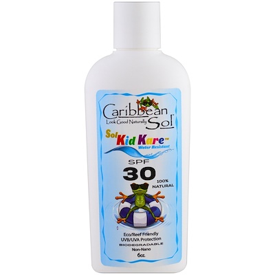 

Sol Kid Kare, SPF 30, Водостойкий, 6 унц.