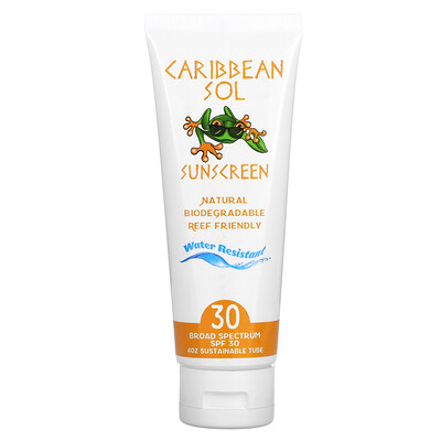 

Caribbean Solutions, Sunscreen, SPF 30, 4 oz
