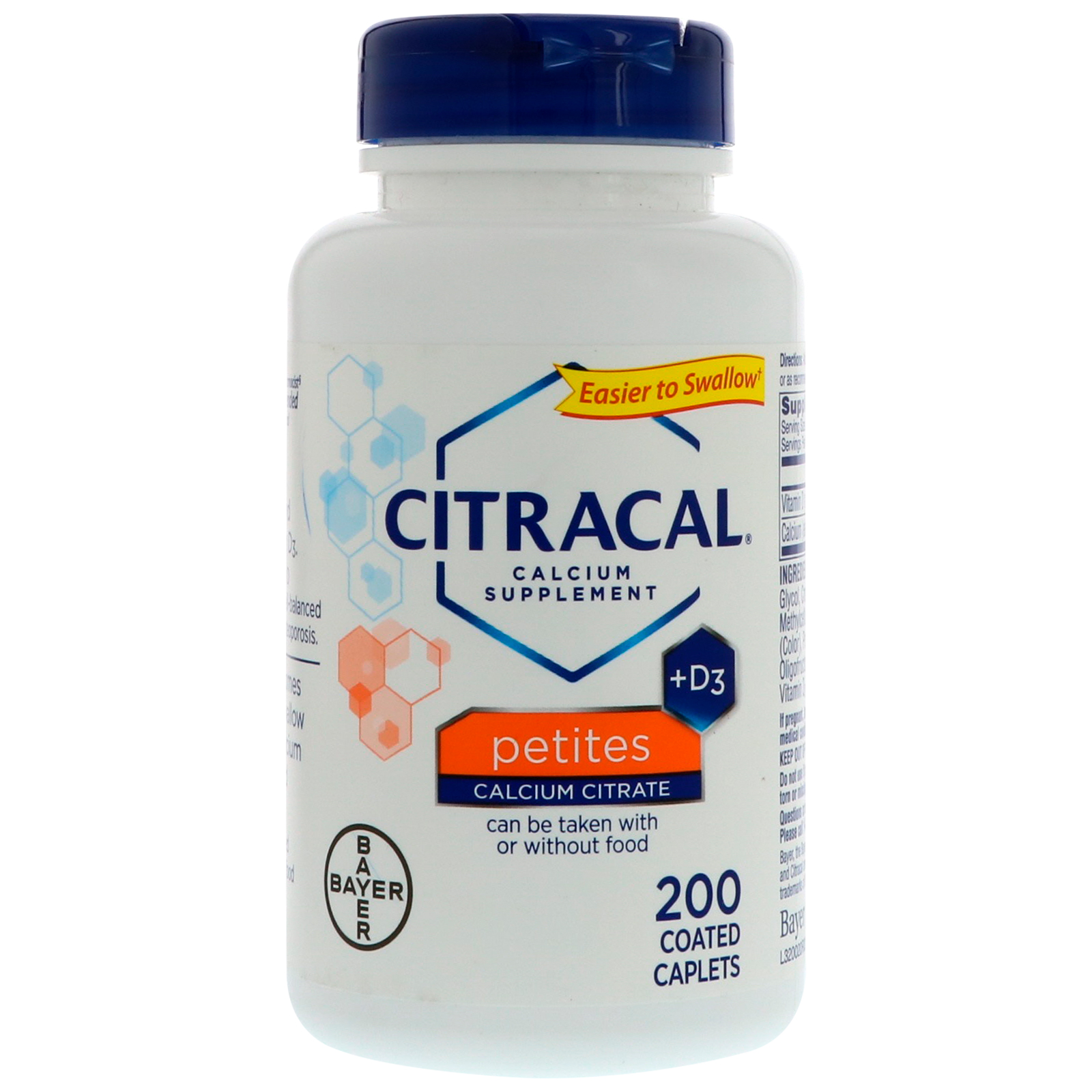 Citracal, Кальциевая добавка + D3, маленькие таблетки, 200 ...