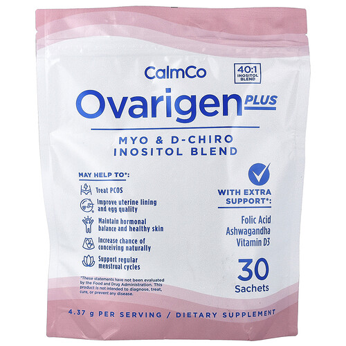 Colic Calm, Ovarigen Plus Myo & D-Chiro Inositol Blend, Mischung aus Ovarigen plus Myo und D-Chiro-Inosit, 30 Beutel