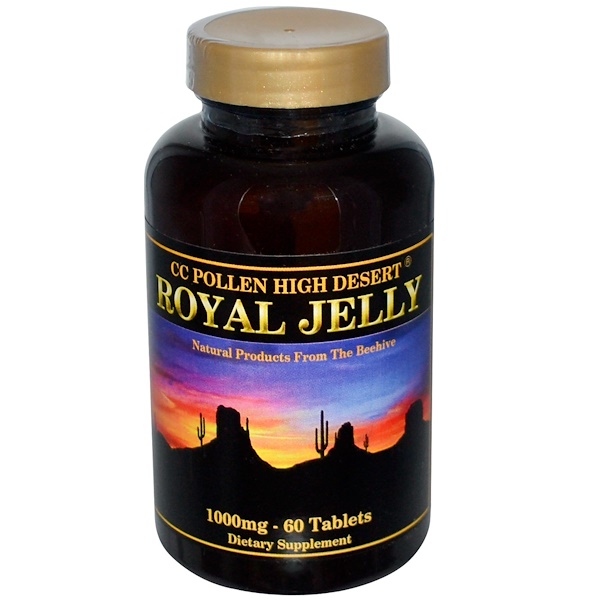C.C. Pollen, Royal Jelly, 1000 mg, 60 Tablets (Discontinued Item) 