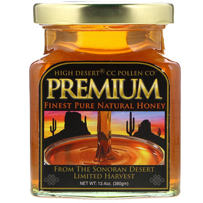 Чистейший натуральный мед премиум-класса, 380 г (13,4 унции)