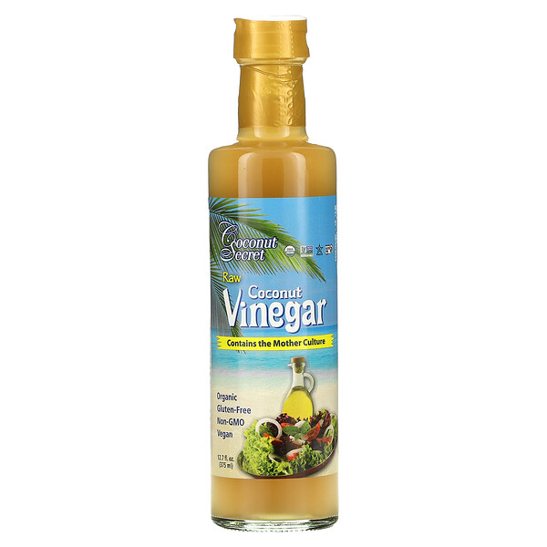天然椰醋，12.7盎司（375毫升）