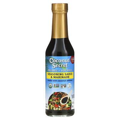 Coconut Secret OrganicCoconutAminos, альтернатива соевому соусу без сои, органический продукт, 237мл (8жидк.унций)