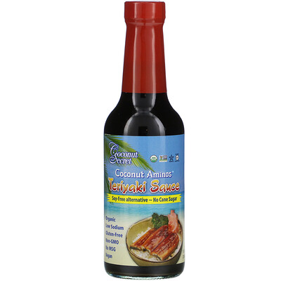Купить Coconut Secret Coconut Aminos, соус терияки, 296 мл (10 жидких унций)