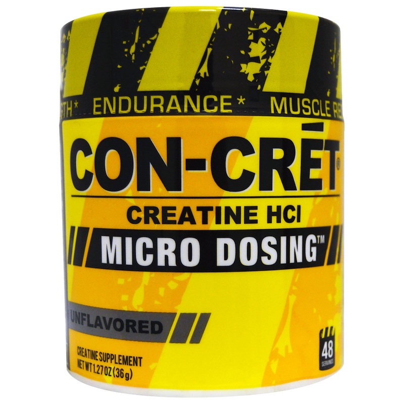 Con-Cret, Creatine HCl, Micro Dosing, Unflavored, 1.27 Oz (36 G) - IHerb