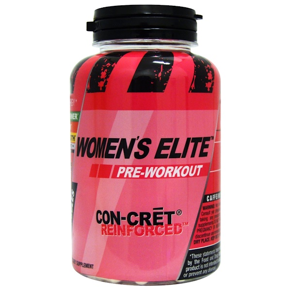 ConCret, Women's Elite, PreWorkout, 60 Capsules iHerb