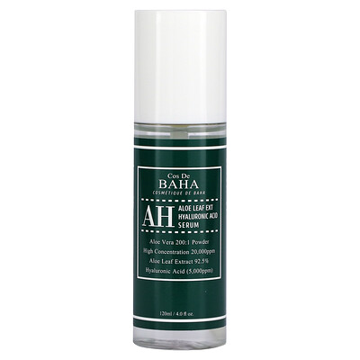 

Cos De BAHA, AH Aloe Leaf Ext Ha Serum, 4 fl oz (120 ml)