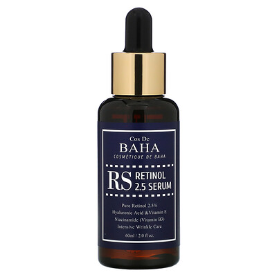 

Cos De BAHA, RS Retinol 2.5 Serum, 2 fl oz (60 ml)