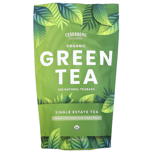 Cederberg Tea Co, Organic Green Tea, 100 Natural Tea Bags, 7.05 oz (200 g)
