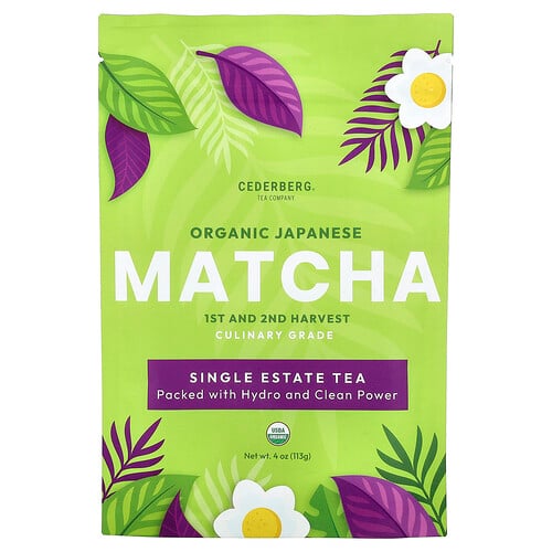 Cederberg Tea Co, Organic Japanese Matcha, 4 oz (113 g)