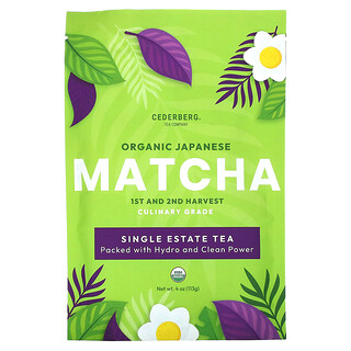 Cederberg Tea Co, 有機日本抹茶粉，4 盎司（113 克）