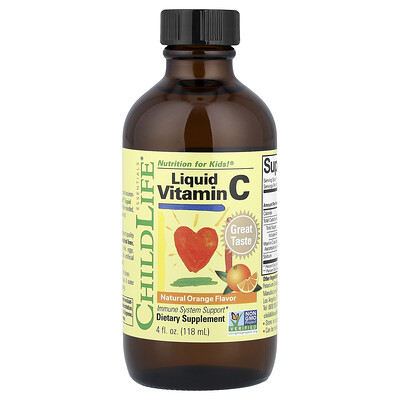 Photos - Vitamins & Minerals ChildLife Essentials  Essentials, Liquid Vitamin C, Natural Orange, 4 fl oz  CDL-10200 (118 ml)