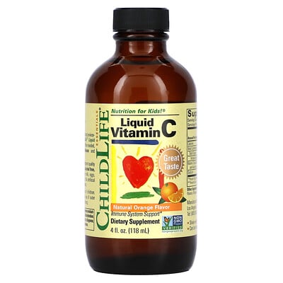 ChildLife Essentials, витамин C в жидкой форме, натуральный апельсиновый вкус, 118,5 мл (4 жидк. унции)
