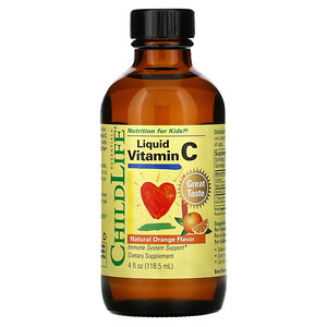 Отзывы о Чайлдлайф, Essentials, Liquid Vitamin C, Natural Orange, 4 fl oz (118.5 ml)