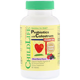 Отзывы о ChildLife, Probiotics, With Colostrum, Mixed Berry Flavor, 90 Chewable Tablets
