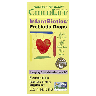 ChildLife Essentials, InfantBiotics®, Probiotische Tropfen, geschmacksneutral, 0,27 fl oz (8 ml)