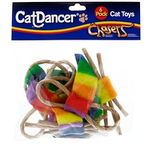 Отзывы о Cat Dancer, Chasers, Cat Toys, 6 Pack