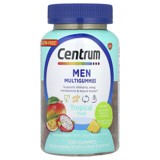 Centrum, Men Multigummies, Tropical Fruit, 100 Gummies