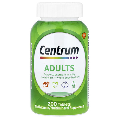 Product Image for Centrum, Adults Multivitamin, 200 Tablets