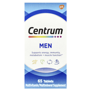 Centrum, Multivitamin Pria, 65 Tablet