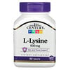 21st Century, L-lisina, 600 mg, 90 comprimidos