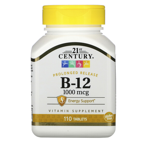 21st Century, B-12, Π·Π°ΠΌΠ΅Π΄Π»Π΅Π½Π½ΠΎΠ΅ Π²ΡΡΠ²ΠΎΠ±ΠΎΠΆΠ΄Π΅Π½ΠΈΠ΅, 1000Β ΠΌΠΊΠ³, 110Β ΡΠ°Π±Π»Π΅ΡΠΎΠΊ