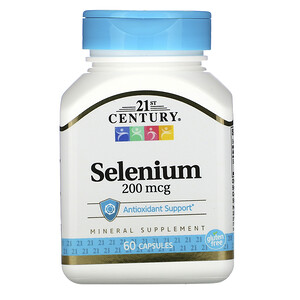 Отзывы о 21 Сенчури, Selenium, 200 mcg, 60 Capsules