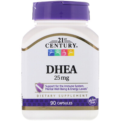 

DHEA, 25 мг, 90 капсул