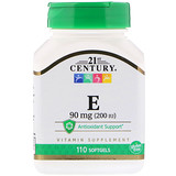 21st Century, E, 90 mg (200 IU), 110 Softgels отзывы