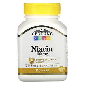 Отзывы о 21 Сенчури, Niacin, 100 mg, 110 Tablets