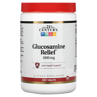 21st Century, Glucosamine Relief, 1000 mg, 400 tabletas