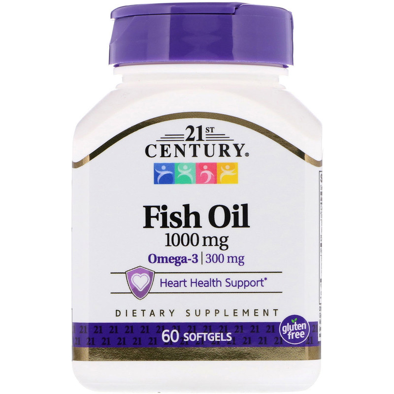 21st century fish oil 1000mg benefits